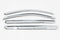 Auto Clover Chrome Wind Deflectors Set for Hyundai Santa Fe 2007 - 2012