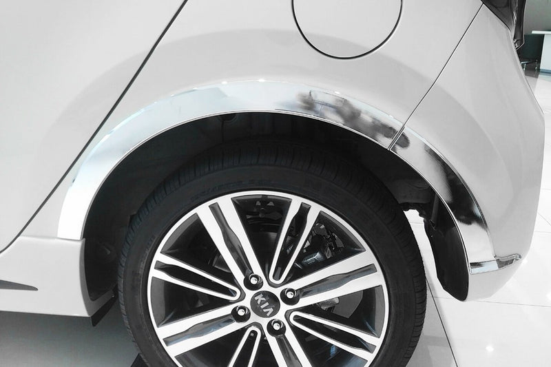 Auto Clover Chrome Wheel Arch Trim Set for Kia Picanto 2017+