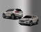 Auto Clover Chrome Front and Rear Bumper Trim Set for Hyundai Tucson 2015 - 2018