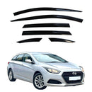 Auto Clover Wind Deflectors Set for Hyundai i40 5 door Estate (6 pieces)