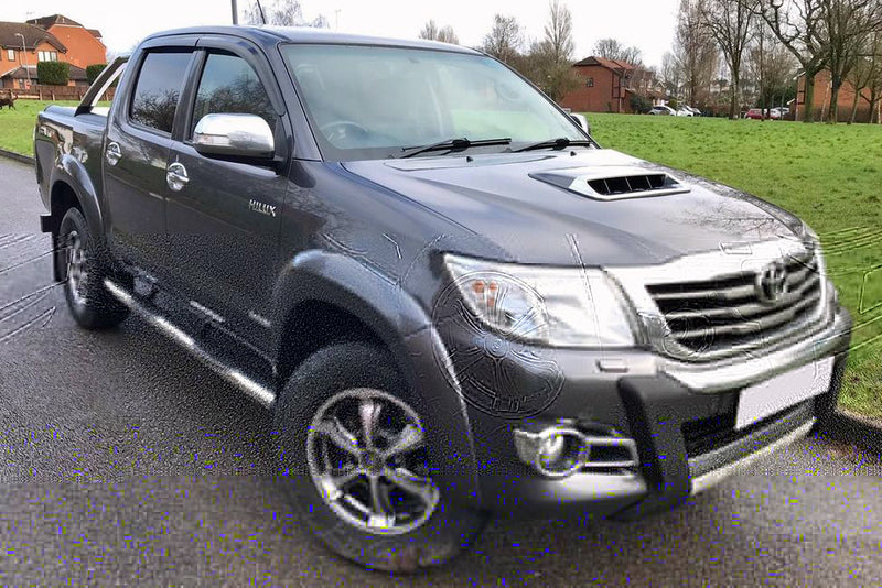 Auto Clover Wind Deflectors Set for Toyota Hilux 2005 - 2015 (4 pieces)