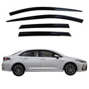 Auto Clover Wind Deflectors Set for Toyota Corolla Saloon 2019+ (4 pieces)