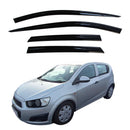 Auto Clover Wind Deflectors Set for Chevrolet Aveo 2011+ (4 pieces)