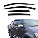 Auto Clover Wind Deflectors Set for Toyota Hilux 2005 - 2015 (4 pieces)