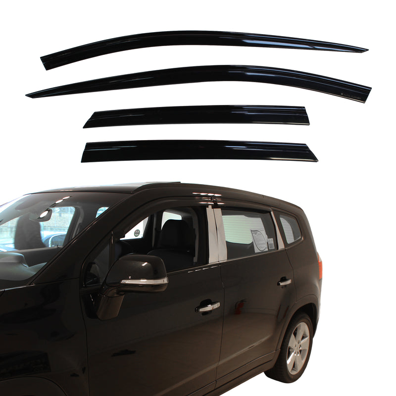 Auto Clover Wind Deflectors Set for Chevrolet Orlando (4 pieces)