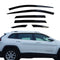 Auto Clover Wind Deflectors Set for Jeep Cherokee 2014+ (6 pieces)