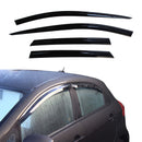 Auto Clover Wind Deflectors Set for Kia Rio 2012 - 2016 (4 pieces)