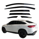 Auto Clover Premium Wind Deflectors Set for Mercedes GLE Coupe 2015 - 2019 6pcs