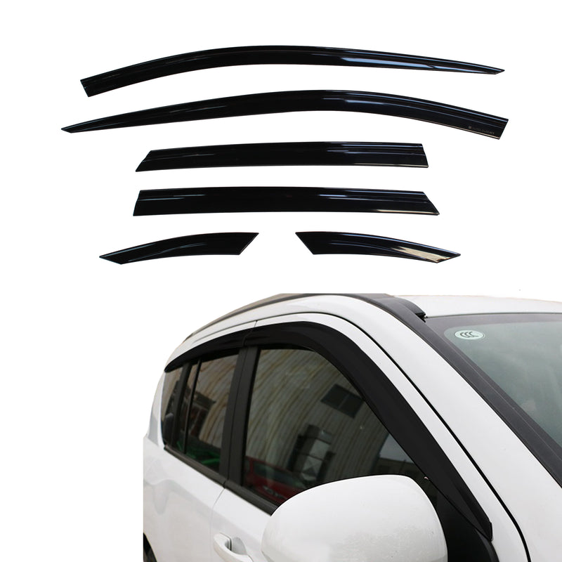 Auto Clover Wind Deflectors Set for Jeep Compass 2006 - 2017 (6 pieces)