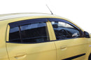 Auto Clover Wind Deflectors Set for Kia Picanto 2010 - 2011 (4 pieces)