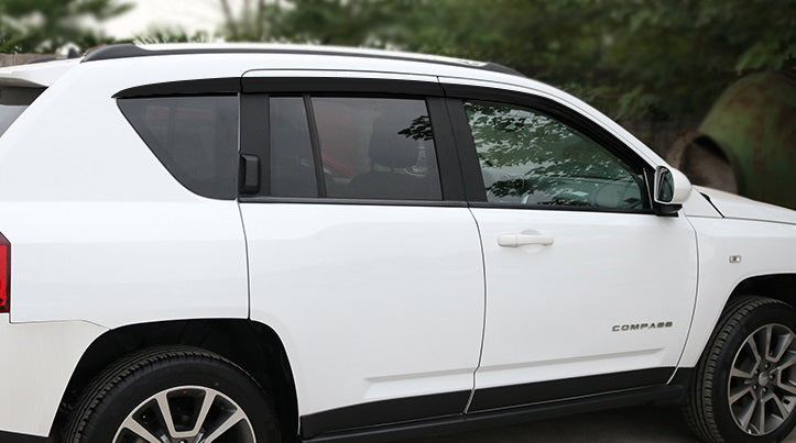 Auto Clover Wind Deflectors Set for Jeep Compass 2006 - 2017 (6 pieces)