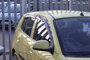 Auto Clover Wind Deflectors Set for Kia Picanto 2010 - 2011 (4 pieces)