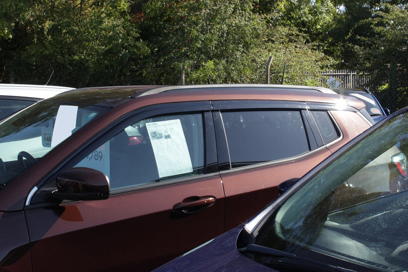 Auto Clover Wind Deflectors Set for Jeep Compass 2017+ (6 pieces)