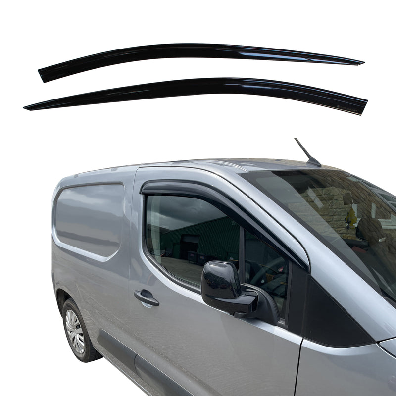 Auto Clover Wind Deflectors Set for Fiat Doblo 2022+ (2 Pieces)