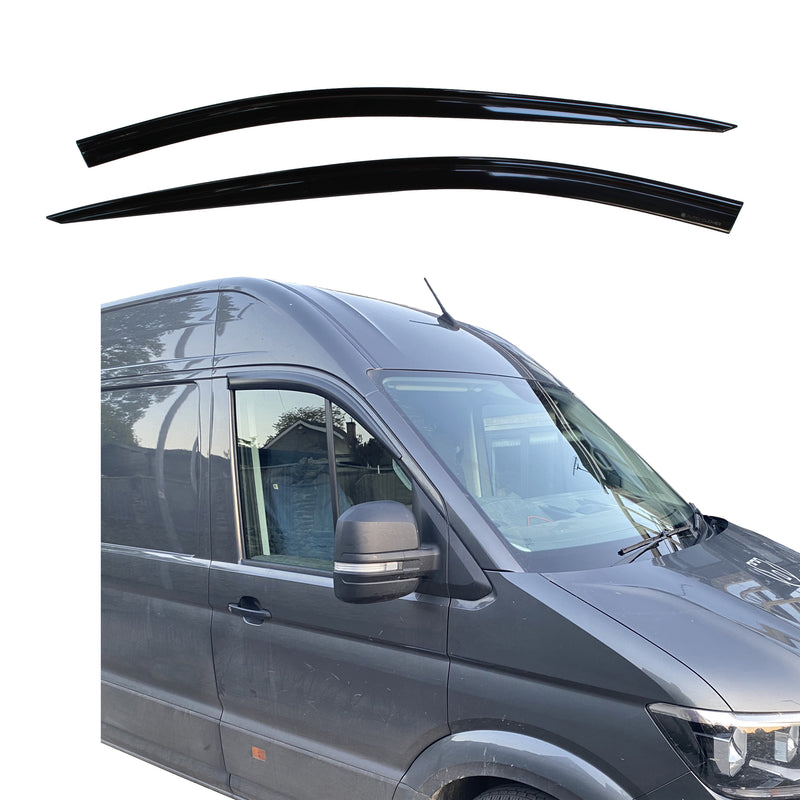 Auto Clover Wind Deflectors Set for Volkswagen Crafter 2017+ (2 pieces)