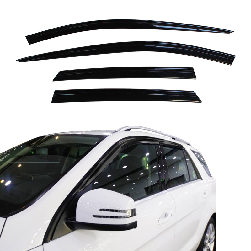 Auto Clover Wind Deflectors Set for Mercedes M Class ML / GLE W166 2011 - 2018