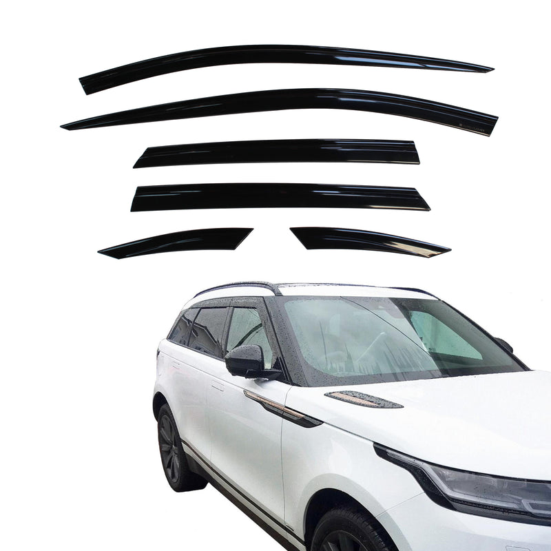 Auto Clover Wind Deflectors Set for Range Rover Velar 2017+ (6 pieces)