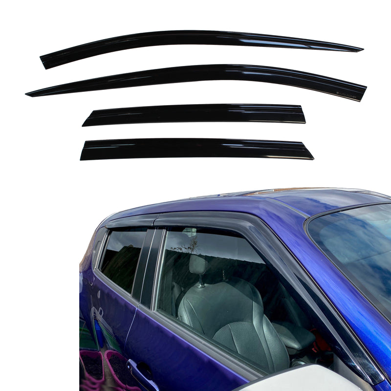 Auto Clover Wind Deflectors Set for Nissan Juke 2010 - 2019 (4 pieces)