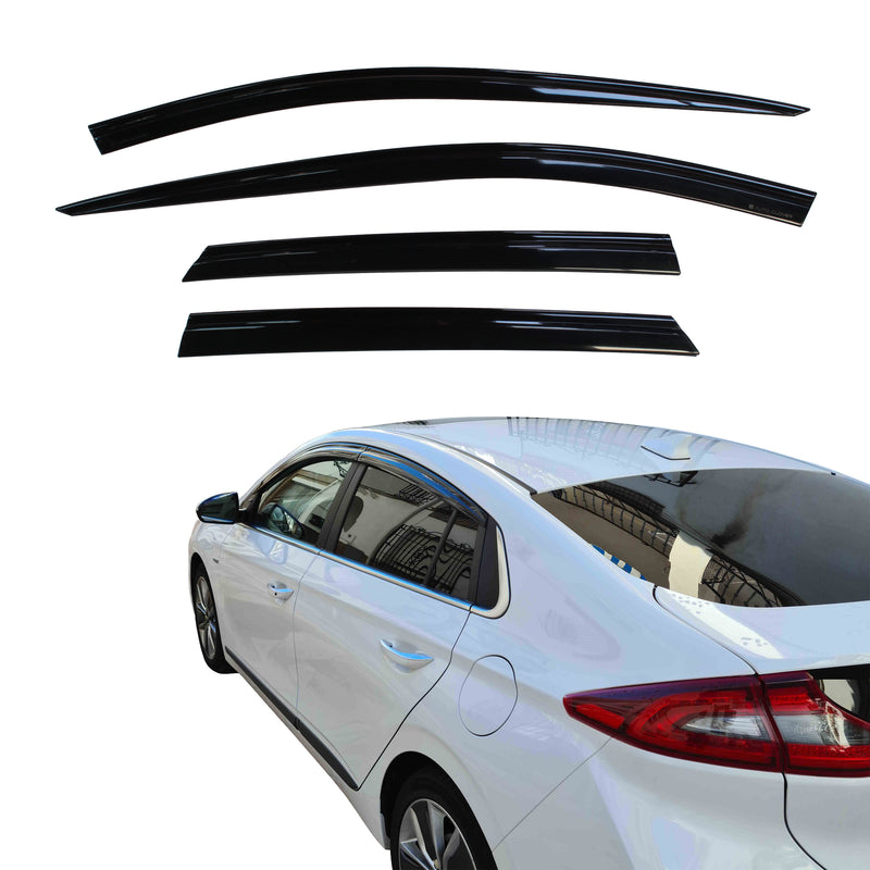 Auto Clover Wind Deflectors Set for Hyundai Ioniq 2016+ (4 pieces)