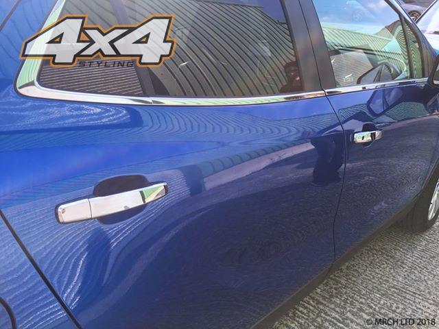 Auto Clover Chrome Door Handle Cover Trim for Vauxhall Opel Mokka 2012 - 2019