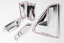 Auto Clover Chrome Door Handle Covers Trim Set for Chevrolet Spark 2010 -  2015