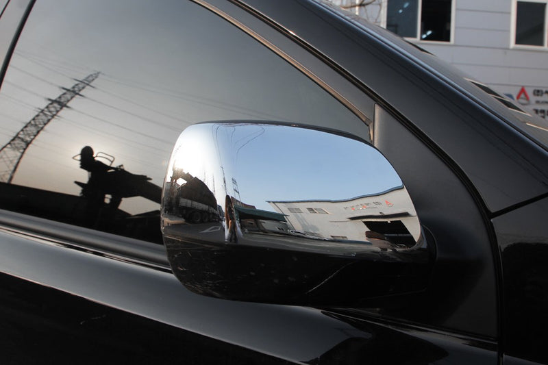 Auto Clover Chrome Wing Mirror Cover Trim Set for Kia Sedona 2006 - 2014