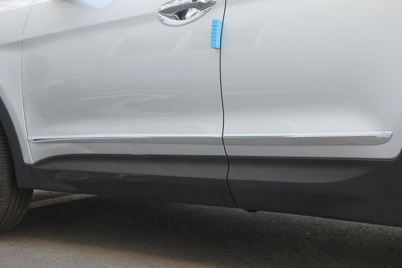 Auto Clover Chrome Side Door Trim Set for Hyundai Santa Fe 2013 - 2018