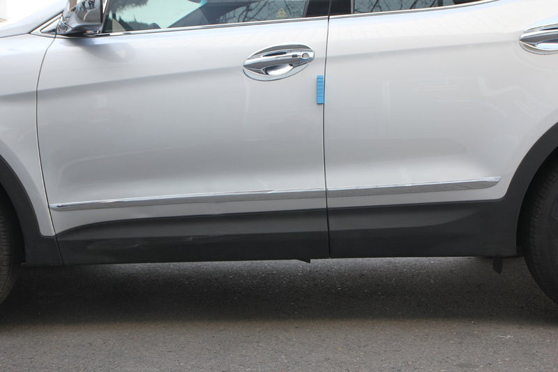 Auto Clover Chrome Side Door Trim Set for Hyundai Santa Fe 2013 - 2018