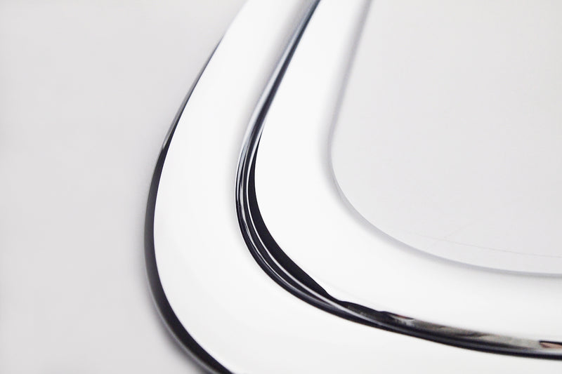 Auto Clover Chrome C Pillar Cover Trim Set for Kia Optima 2016+