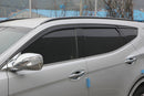 Auto Clover Wind Deflectors Set for Hyundai Santa Fe 2013 - 2018 (6 pieces)