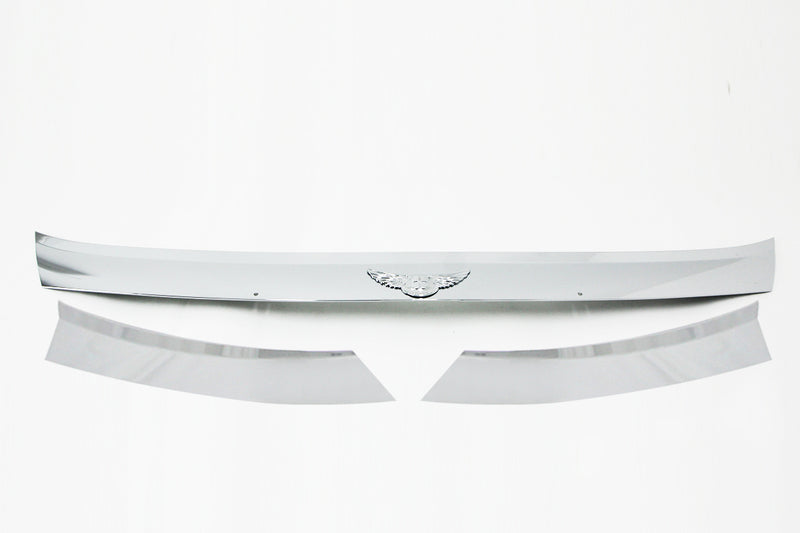 Auto Clover Chrome Bonnet Guard Protector Set for Kia Sorento 2010 - 2014 (3pcs)