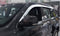 Auto Clover Chrome Wind Deflectors Set for Jeep Grand Cherokee 2011 - 2020 6 pcs