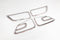 Auto Clover Chrome Front and Rear Fog Light Trim for Hyundai Kona 2017 - 2020