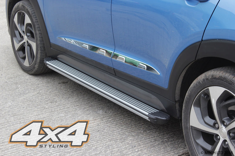 For Kia Sportage 2010 - 2015 Side Steps Running Boards Set - Type 2