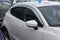 Auto Clover Chrome Wind Deflectors Set for Mazda 2 2014+ (4 pieces)