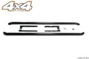 For Volkswagen Transporter T5 / T6 SWB Black Side Steps Bars Boards Set 2.4"