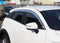 Auto Clover Chrome Wind Deflectors Set for Mazda CX-3 2015+ (6 pieces)