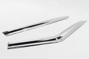 Auto Clover Chrome Wind Deflectors Set for Land Rover Discovery 3 & 4 (4 pieces)