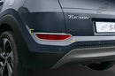 For Hyundai Tucson 2015 - 2018 Chrome Front and Rear Fog Light Trim Set