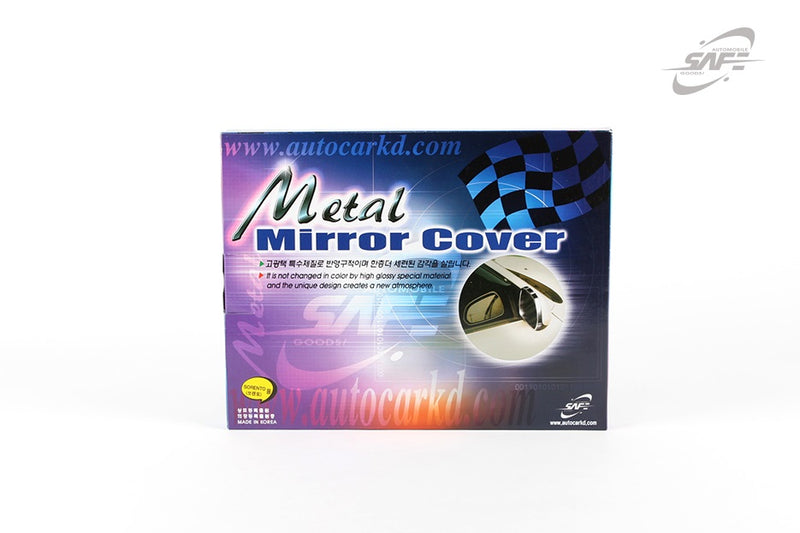 For Kia Sorento 2003 - 2009 Chrome Door Wing Mirror Rings Trim Set