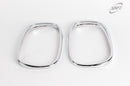 For Ssangyong Rexton 2003 - 2013 Chrome Door Wing Mirror Rings Trim Set