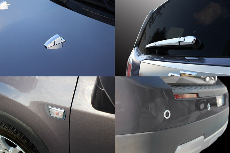 Chrome ABS plastic mirror covers, trim RENAULT TRAFIC, OPEL VIVARO, NISSAN  PRIMASTAR (2001-2014) _ car /