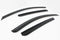 Auto Clover Wind Deflectors Set for Chevrolet Captiva 2007+ (4 pieces)