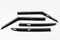 Auto Clover Wind Deflectors Set for Kia Soul 2009 - 2013 (4 pieces)