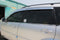 Auto Clover Chrome Wind Deflectors for Ssangyong Rexton 2003 - 2013 (4 pieces)