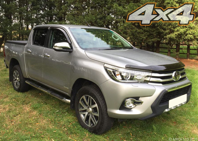 For Toyota Hilux 2016+ Stainless Steel Side Steps Bars Set 3"