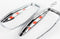 For Kia Picanto 2009 - 2011 Chrome Exterior Trim Washer Jet & Indicator Covers