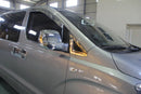 Auto Clover Chrome A Pillar Cover Trim Set for Hyundai i800 / iLoad 2008+