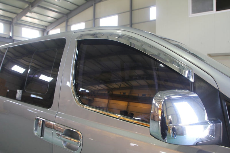 Auto Clover Chrome Side Window Rubber Trim Set for Hyundai i800 / iLoad 2008+