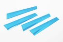 Auto Clover PVC Chrome B Pillar Sticker Trim Set for Renault Captur 2013 - 2019
